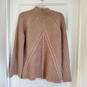 ASOS | Mockneck Sweater in Blush